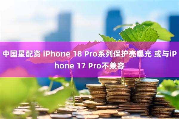 中国星配资 iPhone 18 Pro系列保护壳曝光 或与iPhone 17 Pro不兼容